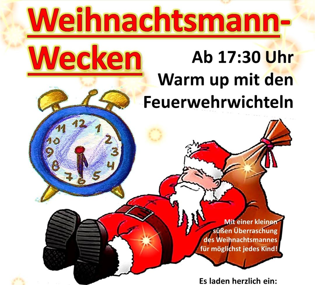 Weihnachtsmann wecken